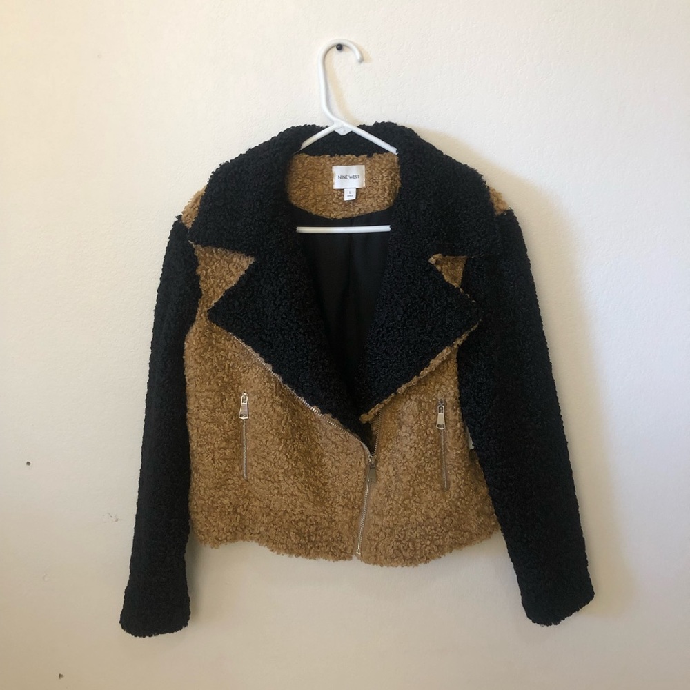 Nine West Teddy Colorblock Jacket - Picture 5 of 9